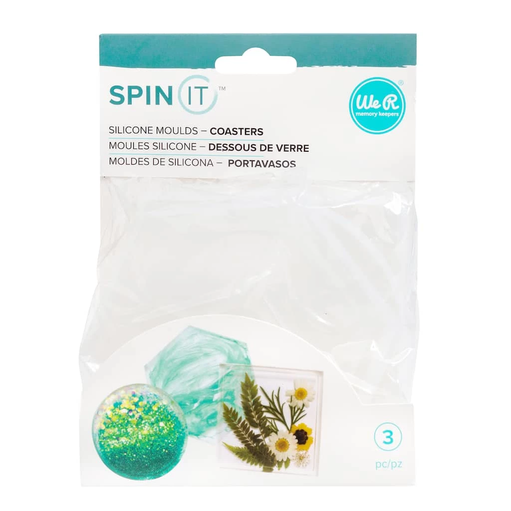 Deals π We R Memory Keepers® Spin It™ Silicone Coaster Molds β - Image 3