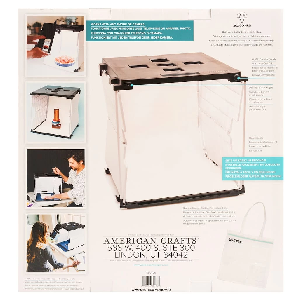 Hot Sale π We R Memory Keepers® Shotbox™ Photo Studio Kit π - Image 15