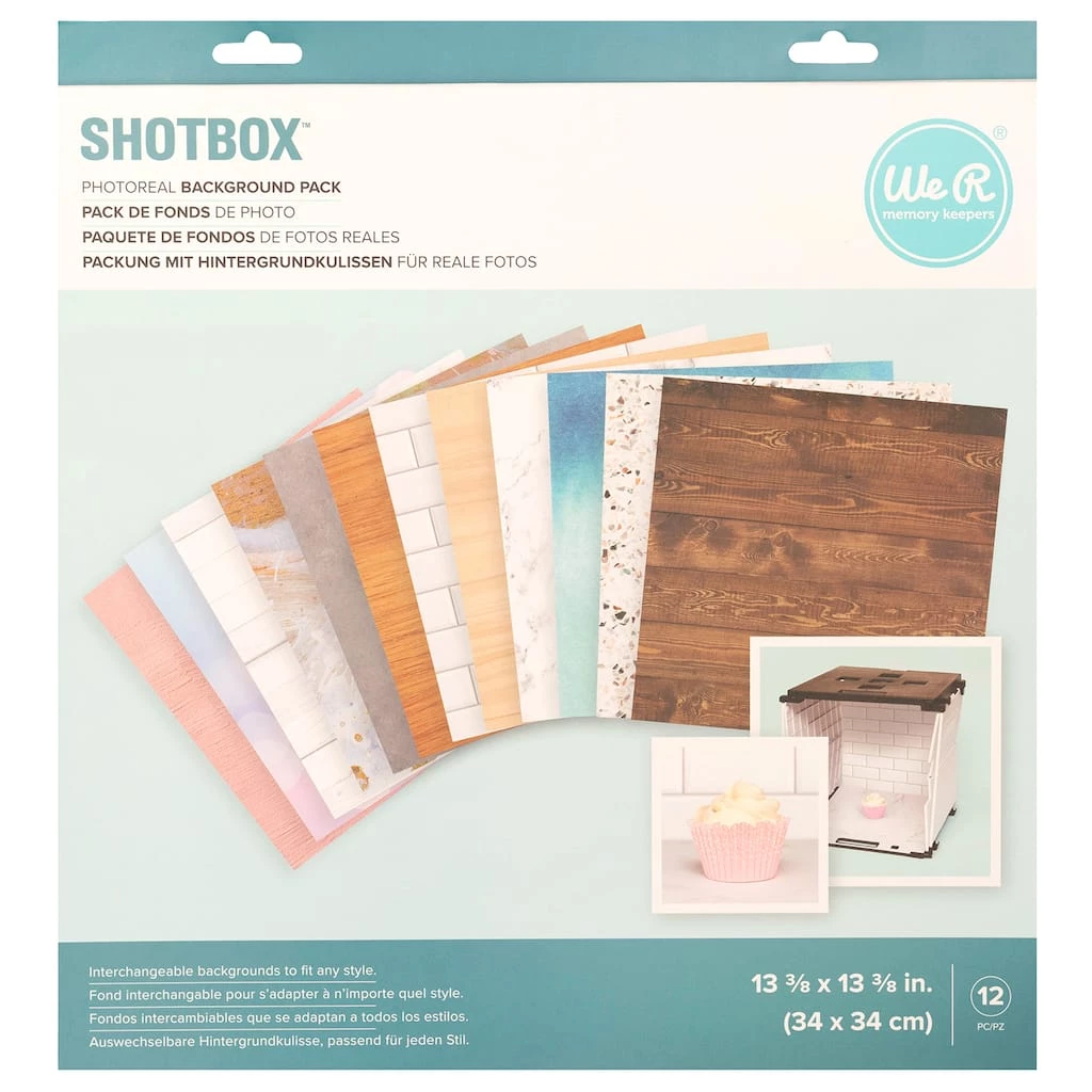Best Pirce π We R Memory Keepers® Shotbox™ Photo Background Pack π₯°