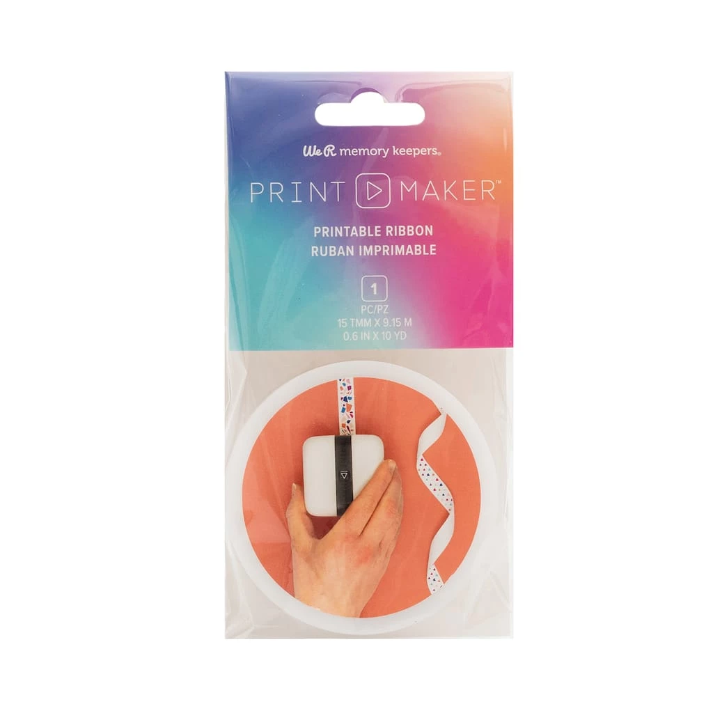 Best deal β¨ 6 Pack: We R Memory Keepers® PrintMaker™ 3/5" x 10yd. Printable Ribbon π - Image 3