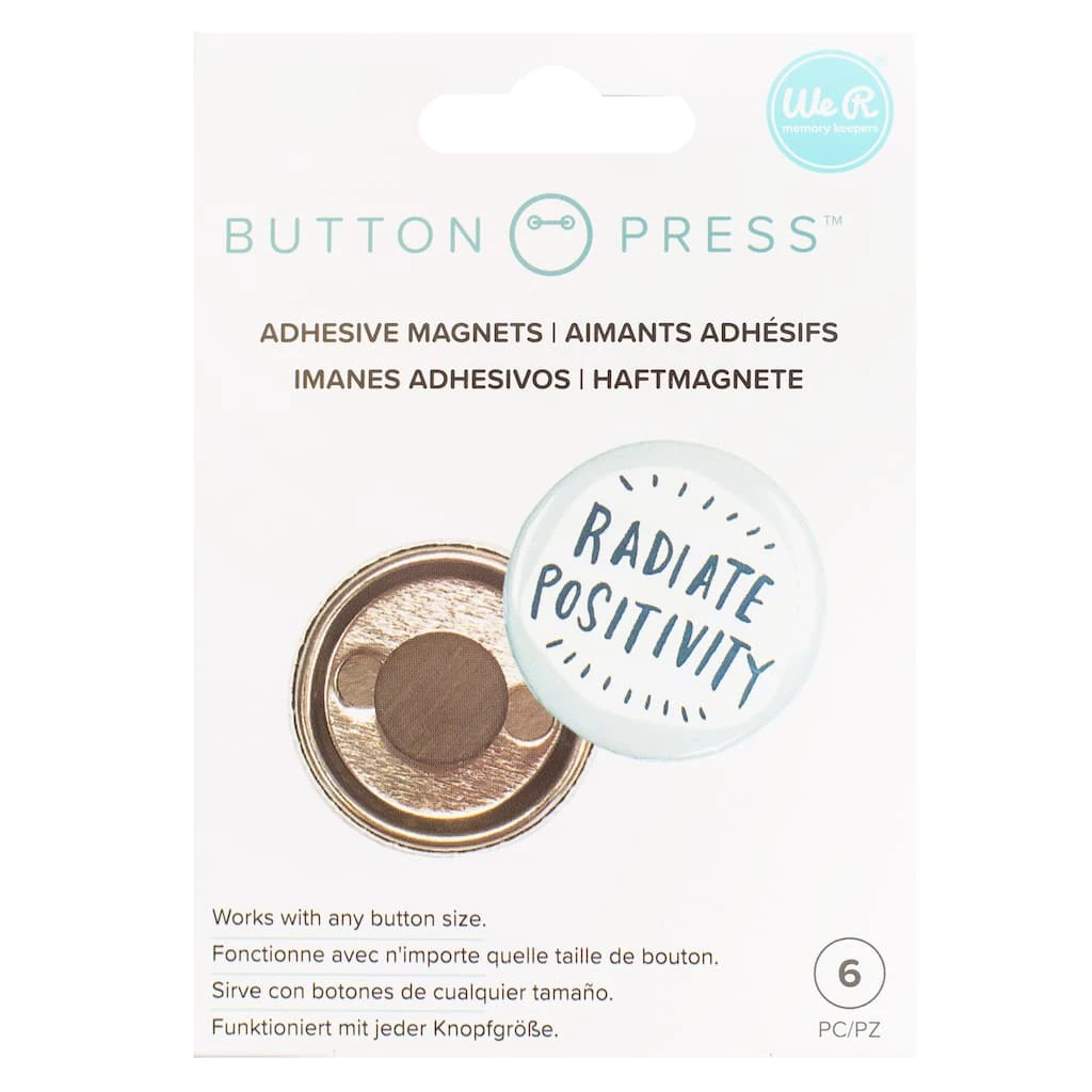 Brand new π 12 Packs: 6 ct. (72 total) We R Memory Keepers® Button Press™ Adhesive Magnets β