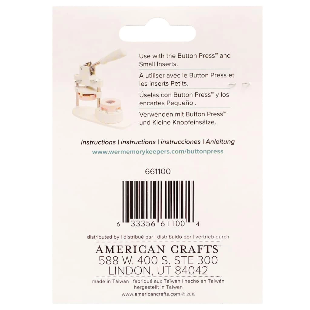 Budget π 12 Pack: We R Memory Keepers® Button Press™ Small Paper Clip Kit β - Image 3