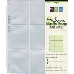 Top 10 π We R Memory Keepers® 8.5" x 11" Ring βΎ Baseball Card Photo Sleeves β