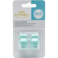 Brand new 🌟 We R Memory Keepers® Mini Alphabet™ Punch Board Blade Refill, 2ct. 🤩