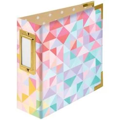 Cheap 🔥 We R Memory Keepers® Geometric Paper Wrapped D-Ring Album, 4" x 4" 🔔