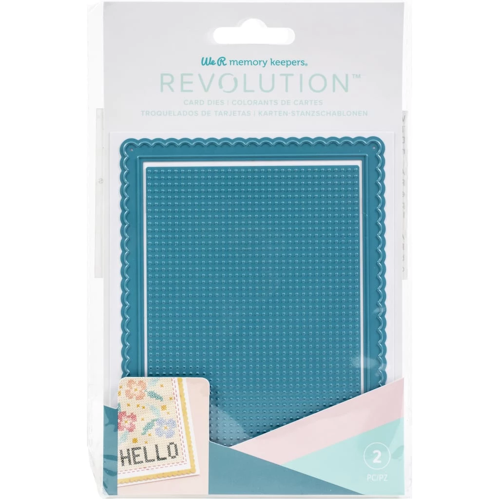 Best deal β€οΈ We R Memory Keepers® Revolution™ Card Front Stitch Grid Die π