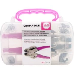 Discount ⭐ We R Memory Keepers® Crop-A-Dile® Pink Punch Kit 🛒