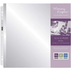 Hot Sale β€οΈ We R Memory Keepers® 12" x 12" Post Page Protectors, 10ct. π