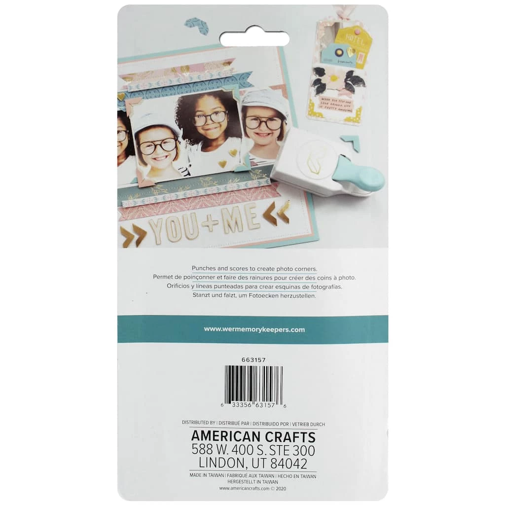 Cheap π We R Memory Keepers® 1" Embossing Photo Corner Punch π - Image 2
